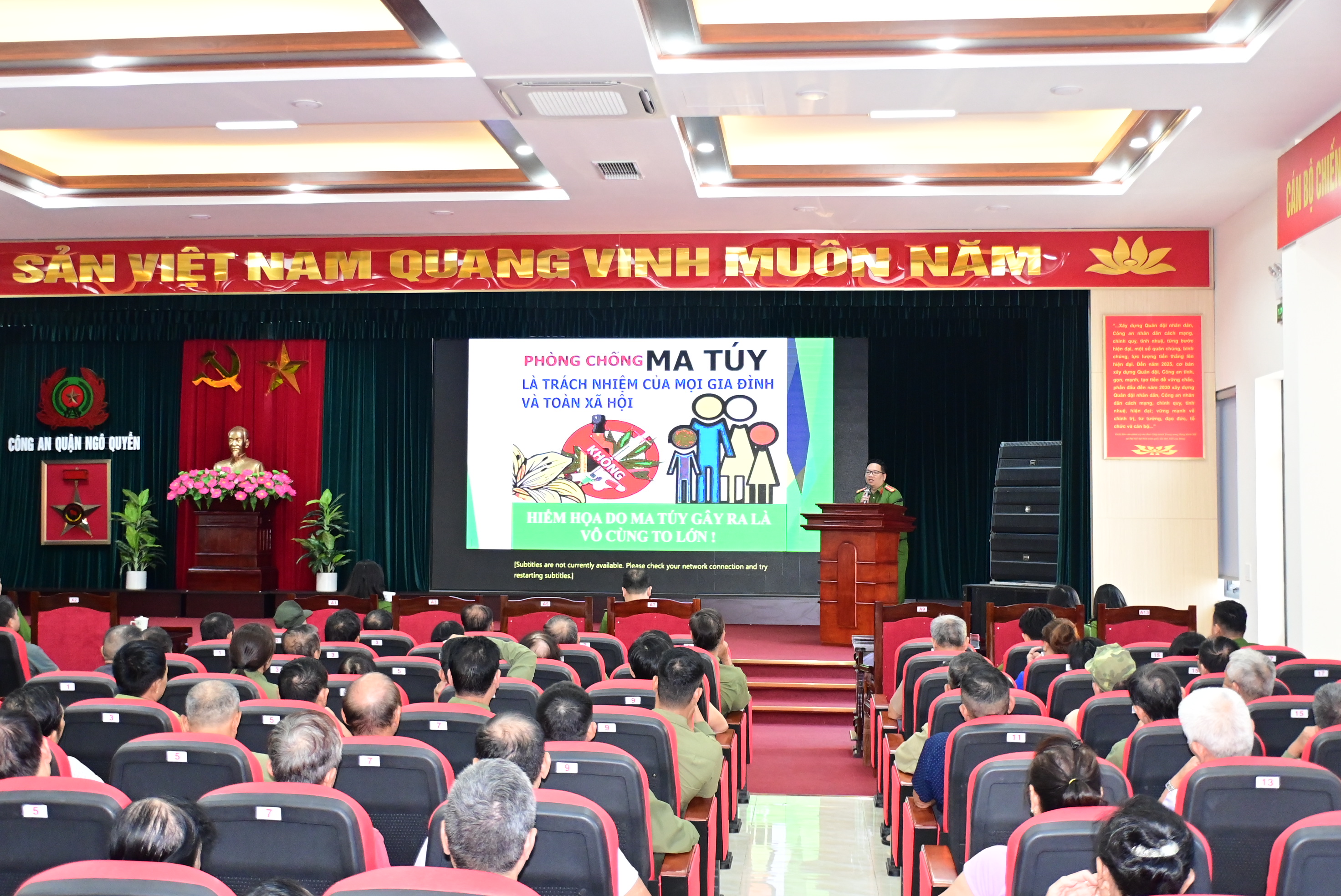 Nhân dân tổ dân phố số 5, phường Hồ Nam, Lê Chân gửi Thư cảm ơn Phòng Cảnh sát ĐTTP về ma tuý